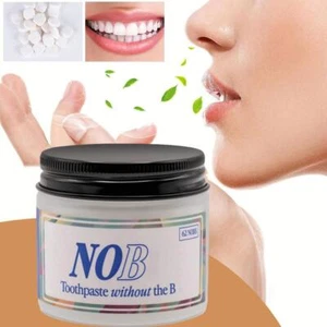 1/2x NOB DentifricioCompresse - 62 NOBS Dentifricio Senza La B Non Irrita - Foto 1 di 13