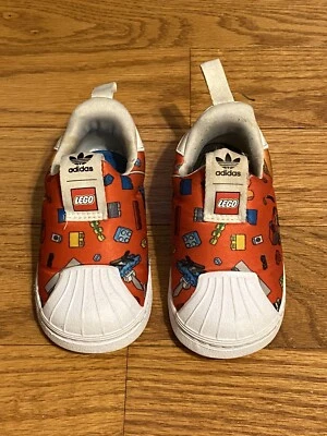 Zapatillas Bebé Adidas Superstar X Lego Blanco Rojo Blanco Talla 5.5K Foto 1 de 4