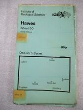 HAWES British Geological Survey Geology Map - 1971 Solid Edition