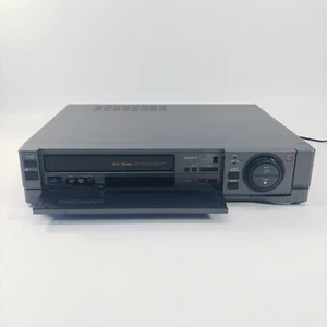 Vintage Sony Model SLV-751HF VHS VCR Plus+ - Tested - For PARTS or REPAIR - Picture 1 of 17