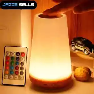Table Lamp Bedside Lamp For Bedroom 13 Color Changing Touch Night Light RGB - Picture 1 of 6