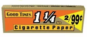 Good Times 1 1/4 1.25 Rolling Papers - 50 PACKS - GoodTimes - Picture 1 of 1
