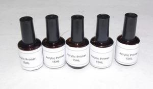 3 X Flaschen Set Professionell Primer Acryl Gel Nagellack Prep Adhäsion Bonder - Bild 1 von 12