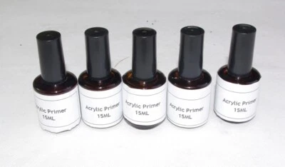 3 X Flaschen Set Professionell Primer Acryl Gel Nagellack Prep Adhäsion Bonder - Bild 1 von 4