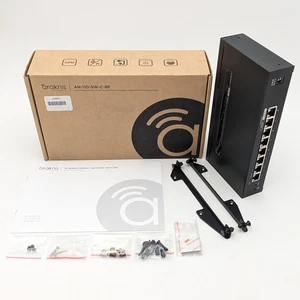Araknis AN-110-SW-C-8P 8-Port Unmanaged PoE Gigabit Compact Switch - Black - Picture 1 of 13
