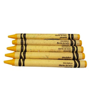 Rare Crayola Crayons Dandelion Crayola Crayon 1990s Vintage Crayons - Picture 1 of 4