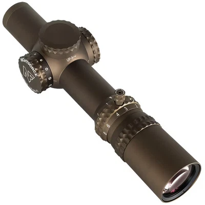 Nightforce ATACR 1-8X24mm F1 .1 MRAD NVD PTL FC-DMX Dark Earth Riflescope C672 - Image 1 of 4