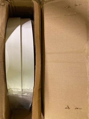 Rev-A-Estante LD-2262-32-15-1 20" Forma D 2 Niveles Polímero Lazy Susan, Almendra Foto 1 de 4