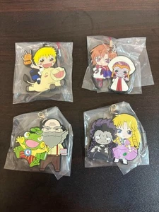 Zatch Bell figure rubber key chain mascot Lot 4 set retro Japan anime hobby m636 - Picture 1 of 3