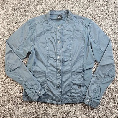 Chaqueta ajustada Kuhl Luna Moto para mujer azul medio resistente al viento elástica 2131 Foto 1 de 4