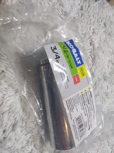 Kobalt 1/2 Inch Drive 3/4" SAE 12 Point Deep Socket 0337754 New Unopened Pack - Picture 1 of 1