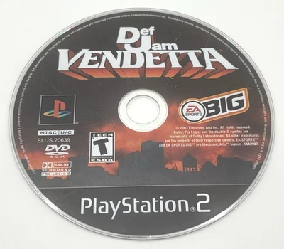 Def Jam Vendetta (Sony PlayStation 2 | PS2) Retro Video Game - Tested - Image 1 of 4