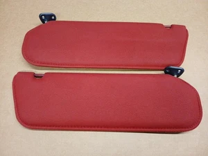 1989-1992 Ford Ranger Mazda B Series Driver & Passenger Side Sun Visor Pair Red - Bild 1 von 11