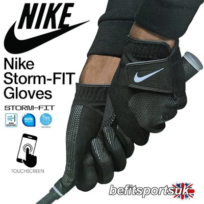 NIKE GOLF GLOVES MENS WINTER STORM FIT WATER RESISTANT TOUCH SCREEN BREATHABLE - image 1 of 4