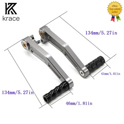 Gray For KTM RC/duke 125 200 390 2013-2017 CNC Brake Gear Shift Pedal Levers Set - Imagem 1 de 4