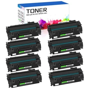 8-pak Kaseta z tonerem CF280A 80A do HP LaserJet Pro 400 M401n M401dn M401d - Zdjęcie 1 z 23