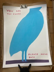 David Shrigley You Are Too Close Art Poster - Picture 1 of 3