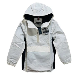 Tommy Hilfiger Big Kids Size XL (18/20) Snow White Popover Hoodie Jacket NWT - Picture 1 of 8
