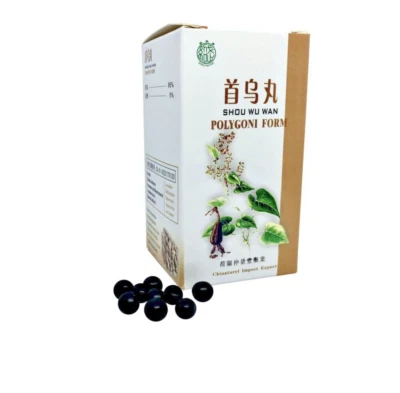 SHAO WU PAI BRAND - CHINATUREL IMPORT EXPORT - DEN HAAG NL Shou Wu Wan - Polygoni Form - Radix Polygonum Multiflorum - FOTI - TCM Rezeptur