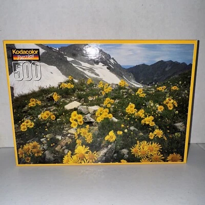 Rompecabezas Kodacolor 500 piezas de colección granate masa de nieve desierto, CO Rose Art 2000 Foto 1 de 2