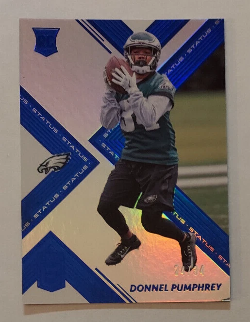 Donnel Pumphrey (Eagles) 2017 Elite football ROOKIE card STATUS (only 34 made) - Image 1 of 1