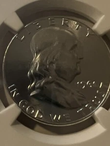 ๐ฅ๐ฅ1961 Franklin 50C NGC MS 64 Nice Coin ๐ฅโจ - Picture 1 of 7