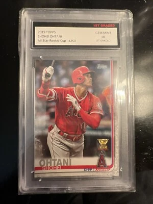 2019 Topps On Demand #250 Shohei Ohtani All Star Rookie RC Cup Graded 10 - Image 1 of 4