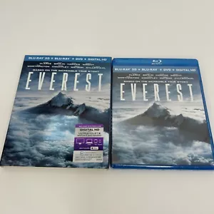 Everest 3-Disc Set (3D BD + Blu-Ray + DVD, 2016) New Sealed W/Slipcover - Picture 1 of 3