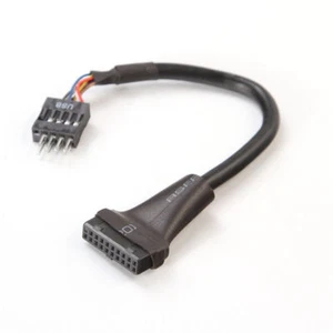 15cm USB 3.0 20Pin Motherboard Header Female to USB 2.0 9Pin Male Adapter Cord - Picture 1 of 4
