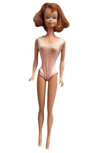 Vintage Mattel Barbie Titian Red Head Flip Midge Doll Straight Leg Freckles Read - Picture 1 of 5