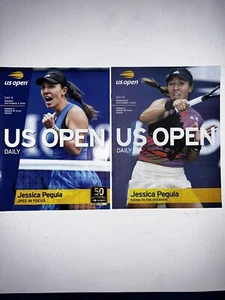 Jessica Pegula 2022&2023 US OPEN Tagesprogramm Magazin Konvolut 2 Bücher insgesamt - Bild 1 von 2