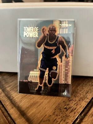 1993-94 Fleer - Tower of Power #29 Chris Webber (RC) - Image 1 of 2