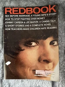 VTG Redbook Magazine November 1967 Vol 130 No. 1 Johnny Carson & Lee Marvin - Picture 1 of 3