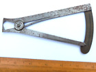 Vintage caliper measuring tool, 12mm range, steel and brass