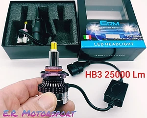 SPECIALE FARI LENTICOLARI LAMPADE LED HB3 12V 25000 LM Modello 360° ULTRAWHITE - Foto 1 di 12