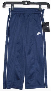 NWT Nike Little Boys Navy Blue Elastic Waist Basketball Track Sport Pants sz 4 - Picture 1 of 6