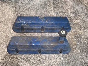 1986-1993 Ford Mustang GT LX 302 V8 Engine 5.0 Aluminum Valve Covers LH RH OEM - Picture 1 of 5