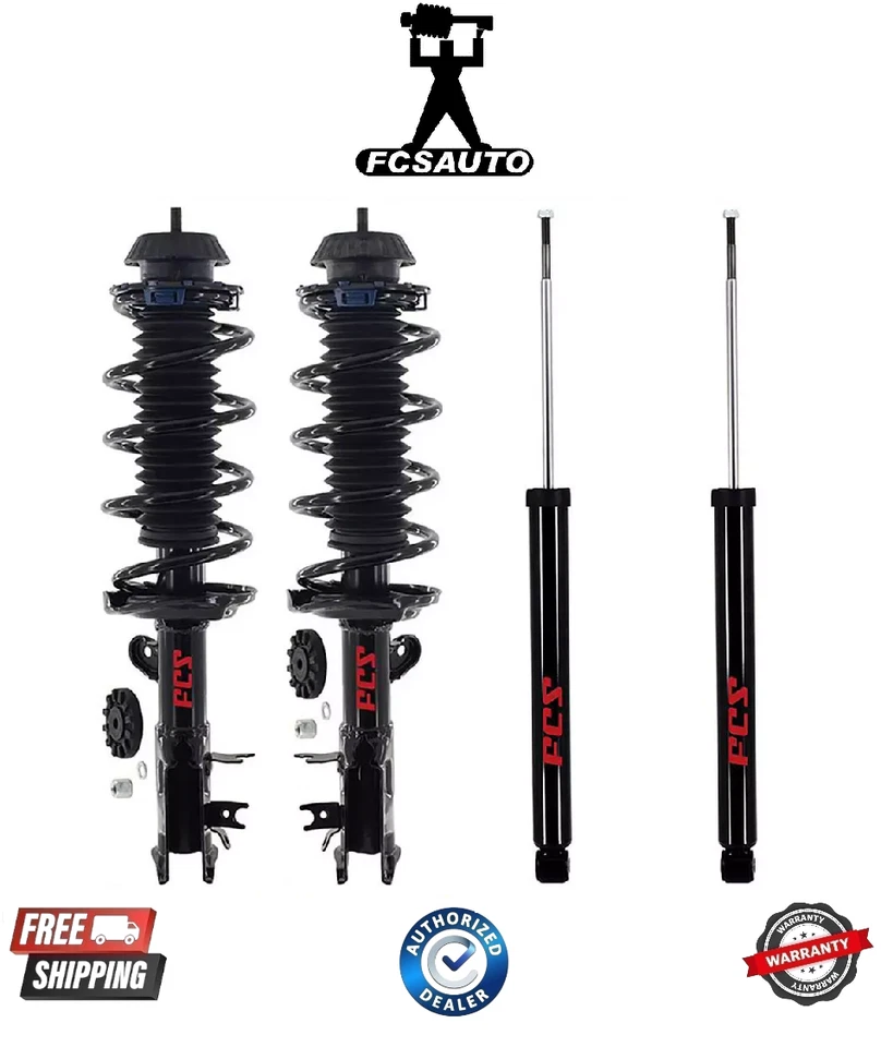 Complete FCS Front Strut & Rear Shock For 2016-2022 Honda HR-V FWD - Image 1 of 1