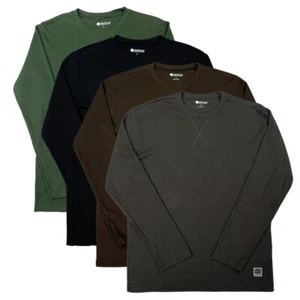Buffalo Outdoors® abbigliamento da lavoro uomo manica lunga girocollo termico - Foto 1 di 16