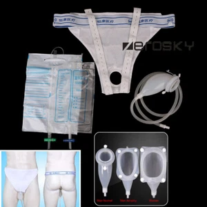 2000ml Reusable Women Underpants Breathable Urinal System Urine Collection Bag - Picture 1 of 15