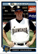 1998 Lethbridge Black Diamonds Grandstand 14 Robby Hammock Marietta Georgia Card