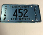 Illinois 1970/71 Antique Vehicle License Plate