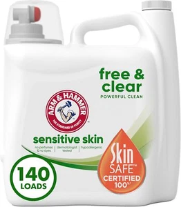 Arm & Hammer Sensitive Skin Free & Clear 140 Loads Liquid Laundry Detergent 140o - Picture 1 of 3