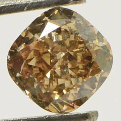 Fancy Champagne Diamond Loose Cushion Shape 1.03 Carat VS1 Enhanced Polished - Image 1 of 4