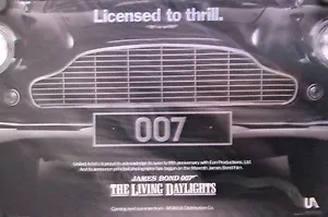 THE LIVING DAYLIGHTS-SPECIAL ADVANCE POSTER**VERY RARE-MINT CONDITION 12" X 18" - Picture 1 of 1