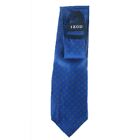 New Izod Blue Geometric Print Classic Tie, 100% Silk 3-3/4" Wide