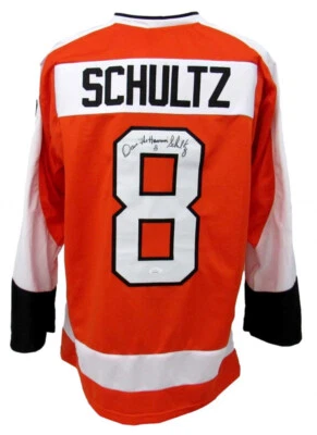DAVE SCHULTZ AUTOGRAPHED JERSEY AND COA - Image 1 of 4
