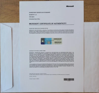 SharePoint Server 2019 Standard Edition 64 Bit with Unlimited User CAL 76P-02031 - Image 1 of 4