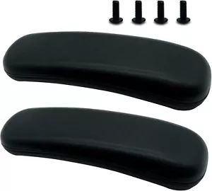 Office Chair Arm Armrest Pads (Set of 2) Oval Shaped Office Chair Parts Arm R... - Picture 1 of 1