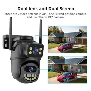Caméra de Surveillance Extérieure PTZ IP WiFi 4MP avec Objectif - Photo 1 sur 3
